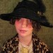 Edwardian Crusher Hat/ ca. 1900-1915