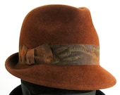 Brown Fedora Hat- Winter Hat- Winter Accessories- Men- Women- Fall Fashion