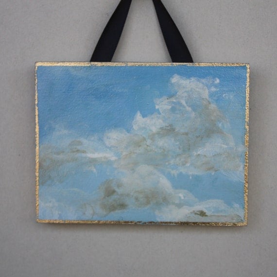 small clouds original painting