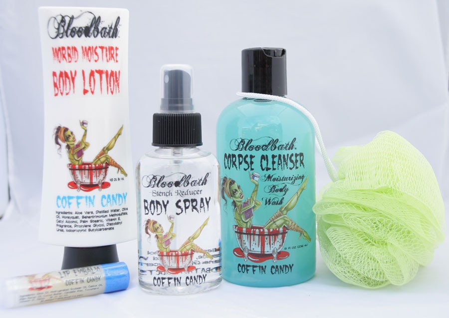 Bloodbath COFFIN CANDY Cotton Candy Gift Set Halloween