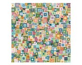 PDF needlepoint pattern / shikaku green mix