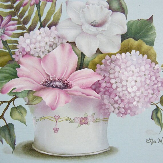 Spring Bouquet Floral Framed Painting - FREE SHIPPING