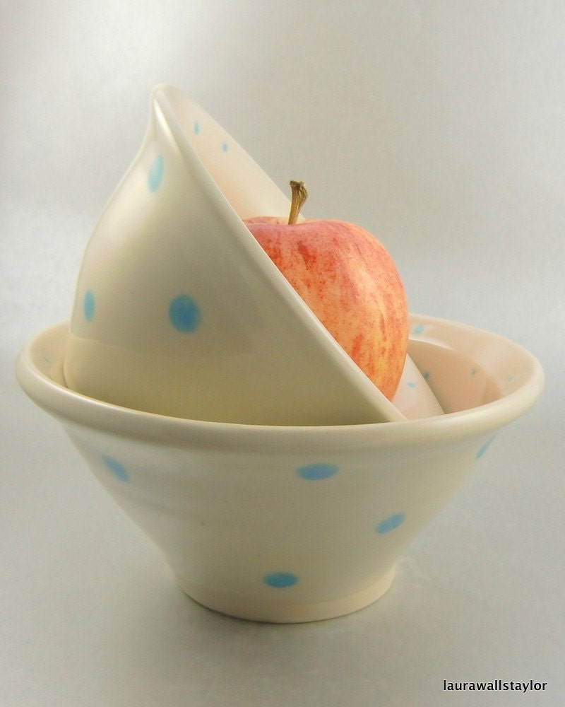 polka party bowl set - large