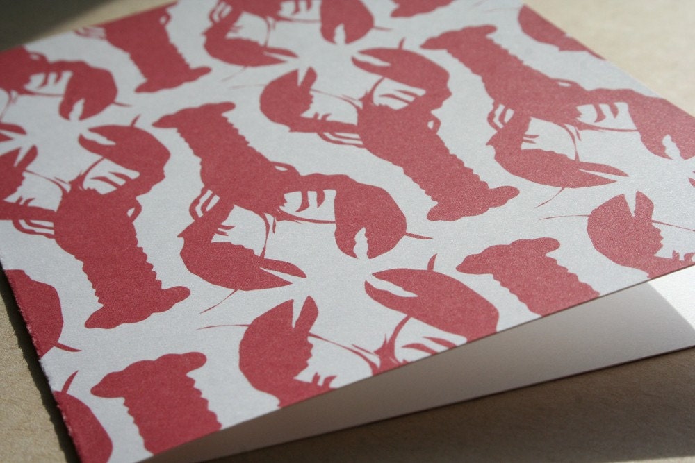 Lobster Note Cards