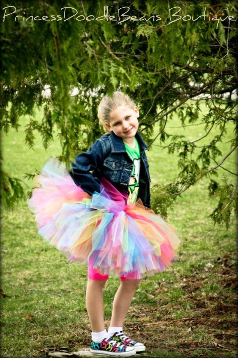 Party Punch -  Ballet style Ultra Poof SEWN and Super Full Tutu - 6 delicious colors - for parties, birthday, back to school
