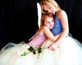 The Avery - Custom Sewn Mid Length Ballet style Tutu - half poof skirt in your choice of colors and length