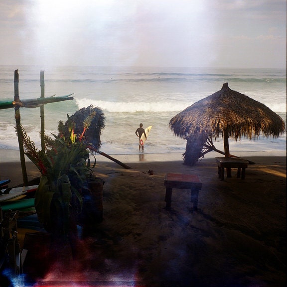 Surfer in Sayulita, Mexico 8x8 Fine Art Print