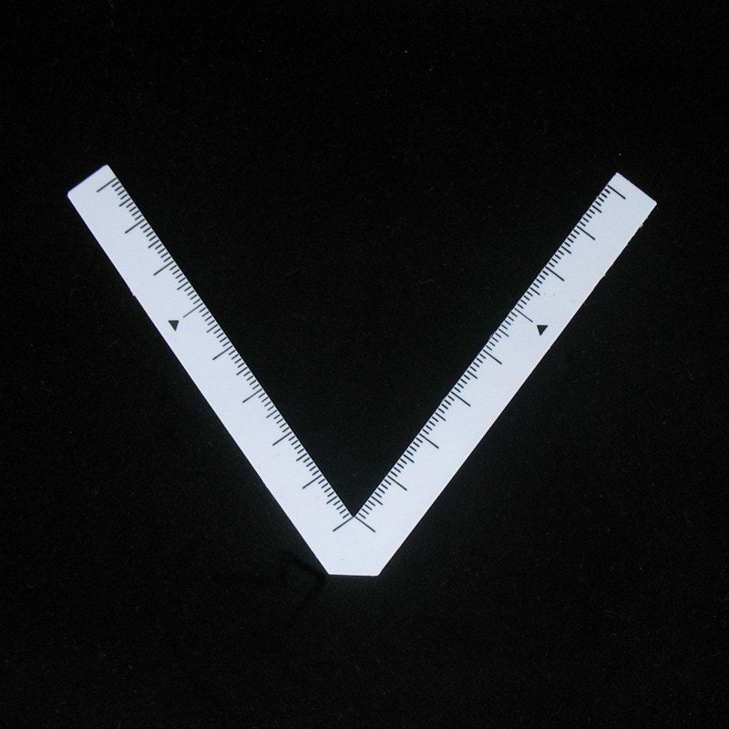 temari ruler V Ruler from Japan for Temari for marking Japanese temari handballs