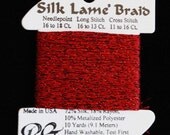 Silk Lame Braid by Rainbow Gallery for Temari or Embroidery