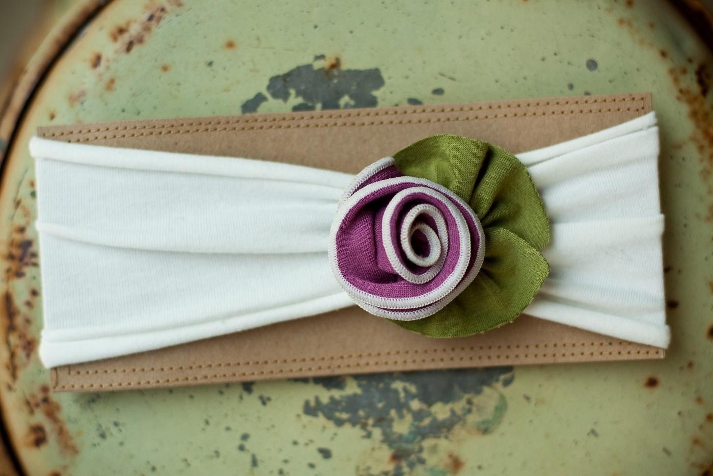 Custom Listing for jones1978 -petite Victorian rose SNUGARS headband with gray band