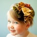 Autumn Bouquet snugars HEADBAND hat cap hair band head wrap newborn infant toddler girls