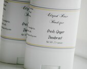 Fresh Ginger Deodorant - Natural Deodorant