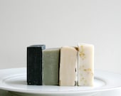 Travel Soap - 4 Natural Soap Bars - Handmade Soap, Essential Oil Soap - ElegantRoseBoutique