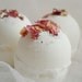 Rose Peppermint Bath Bombs - Essential Oil Bath Bombs - Aromatherapy Bath Bombs - Set of 3