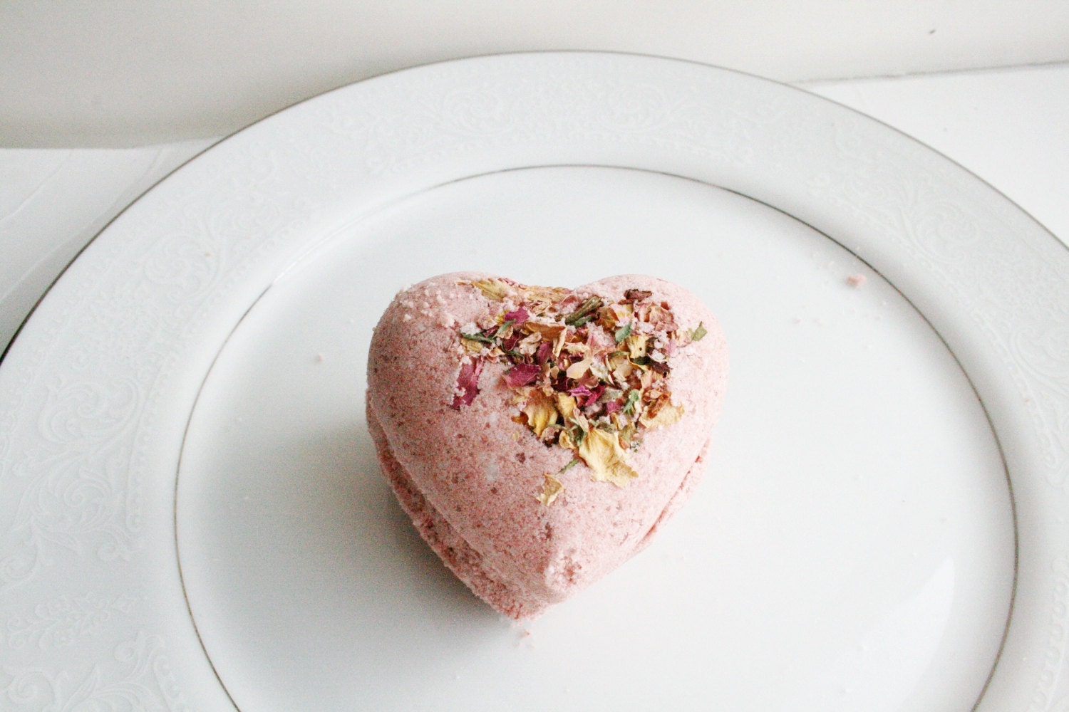 Rose Heart Bath Bombs -  Set of 3