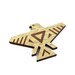 T-BIRD - Laser cut, walnut, thunderbird pin, gold