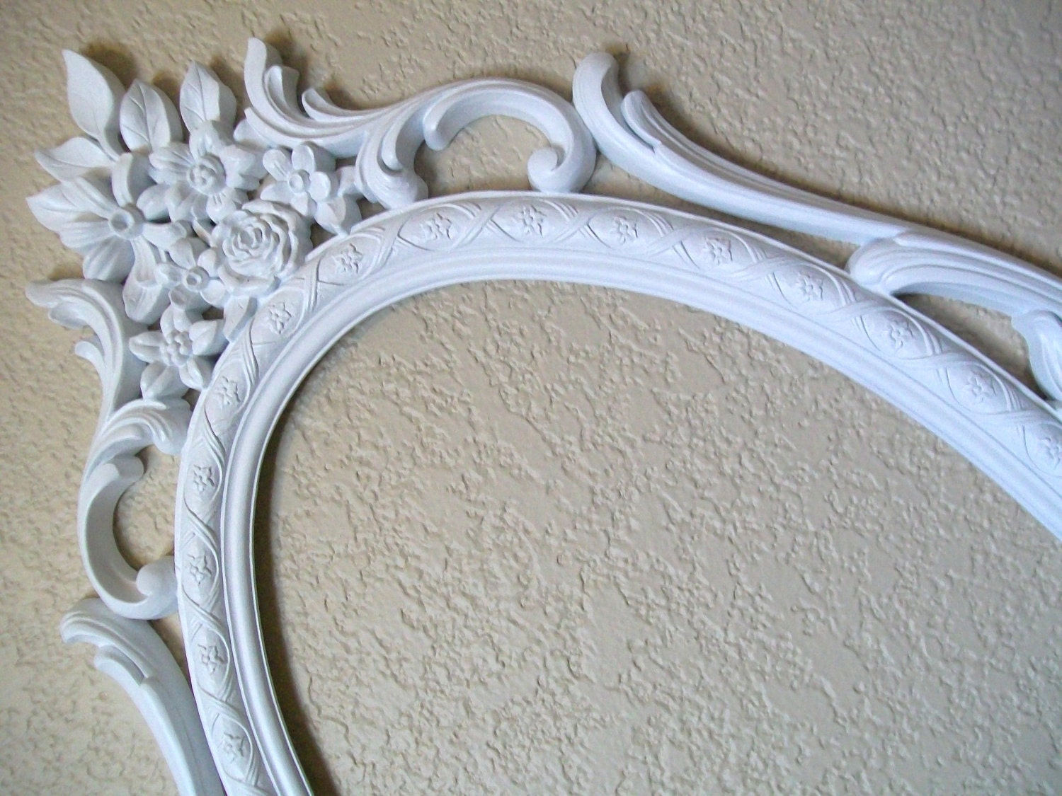 SHABBY CHIC DECOR-Any Color-White-Baroque Ornate Vintage Framed Chalkboard or Memo Board-Magnetic Chalkboard-Mirror-Signs-Wedding-Wall Decor