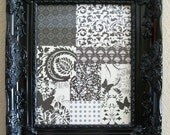 ANY COLOR-BLACK-11x14 Picture Frame- Baroque Frame Ornate Vintage Style Wood Frame-Magnetic Chalkboard-Mirror-Signs Wedding-Print-Painting