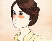 Lady Mary - 5 x 7 Illustration Print