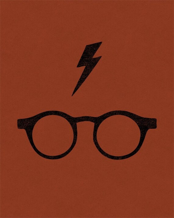 The Boy Who Lived - 8 x 10 Graphic Print - 3 Colors Available