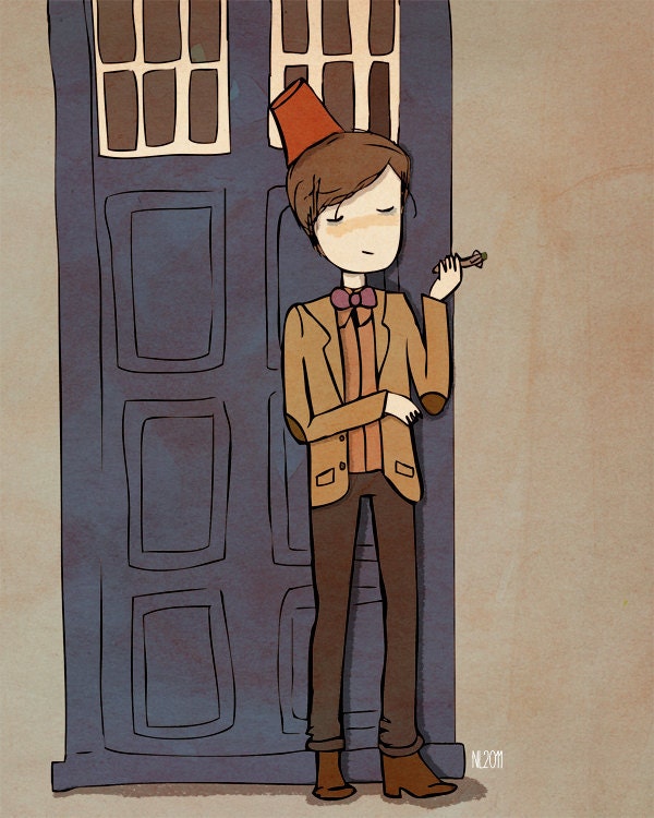 Doctor Eleven - 5 x 7 Illustration Print