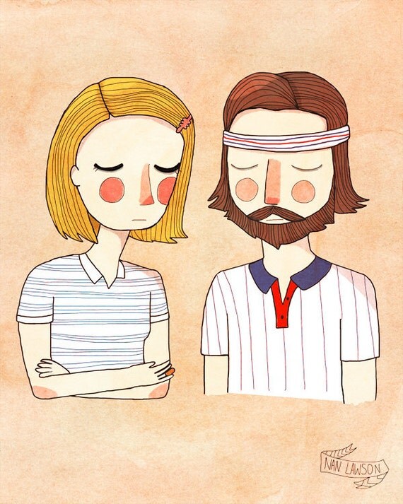 Secretly In Love - 8 x 10 - Illustration