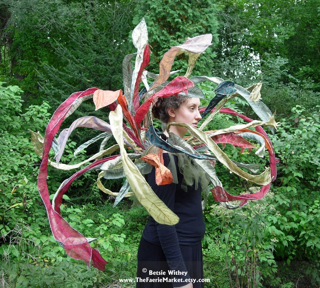 Perelandra- A Fantasy Fiber Art Sculptural Dress