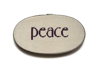 Peace cross stitch pattern