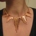 Copper Necklace - Egyptian Collar Inspired - Southwestern Bridal Jewelry - Copper Jewelry