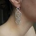 Mechanical Earrings - Diagram Design - Aluminum - Inspired by Architecture, Modernism , and Art Deco