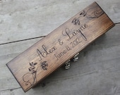 Custom Wine Box, Memory Box, Time Capsule for Your Wedding Day, Anniversary or any other Special Occasion