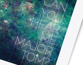 Space Oddity Print  - A4 Giclee Print