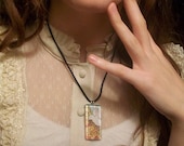 Sparrow Rose Pendant and Cord