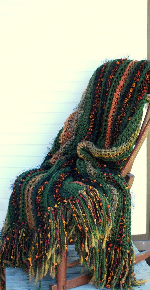 Afghan Autumn Home Decorative Throw Fall Accent