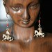 Vintage Earrings Sterling Native American free shipping
