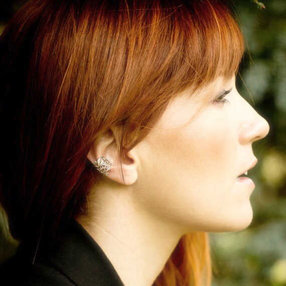 Lace Allure - Silver Filigree Ear Cuff