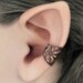 Soft Whispers - Copper Filigree Ear Cuff