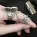 Fairy's Touch - Silver Butterfly Filigree Armor Ring