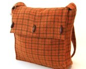 Orange Toggle Satchel