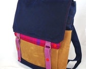 Summer School Waxed Canvas Backpack