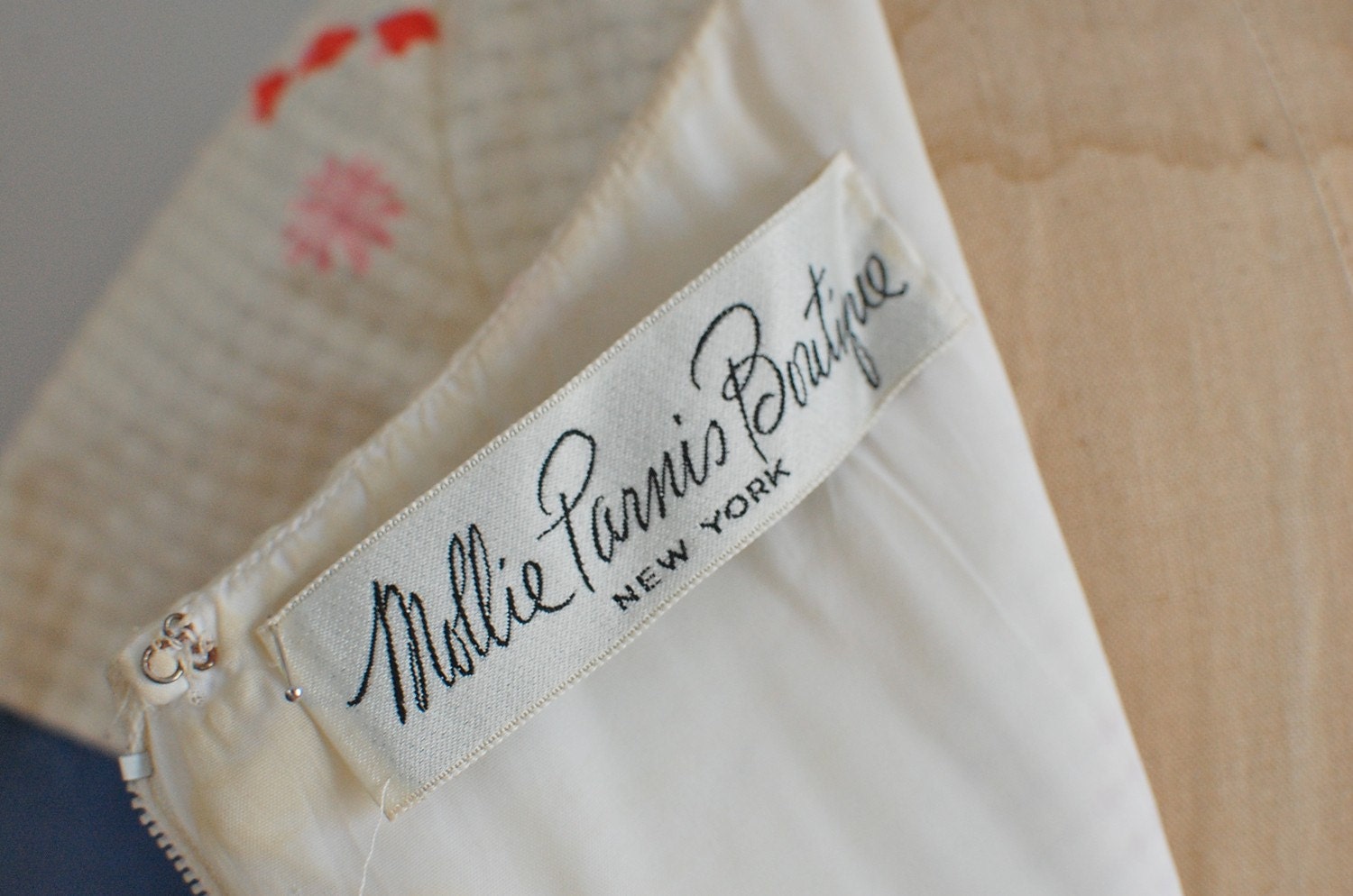 vintage 1960s dress / 60s dress / Mollie Parnis