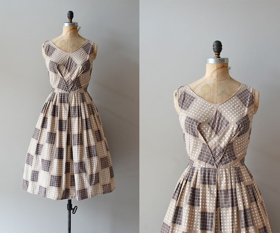 r e s e r v e d...1950s dress / 50s dress / Pattern Sample dress