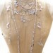 FEATURED on JeWELRY AFFAIRE MaGAZINE . Linen Lariats -Necklaces .Set of 2