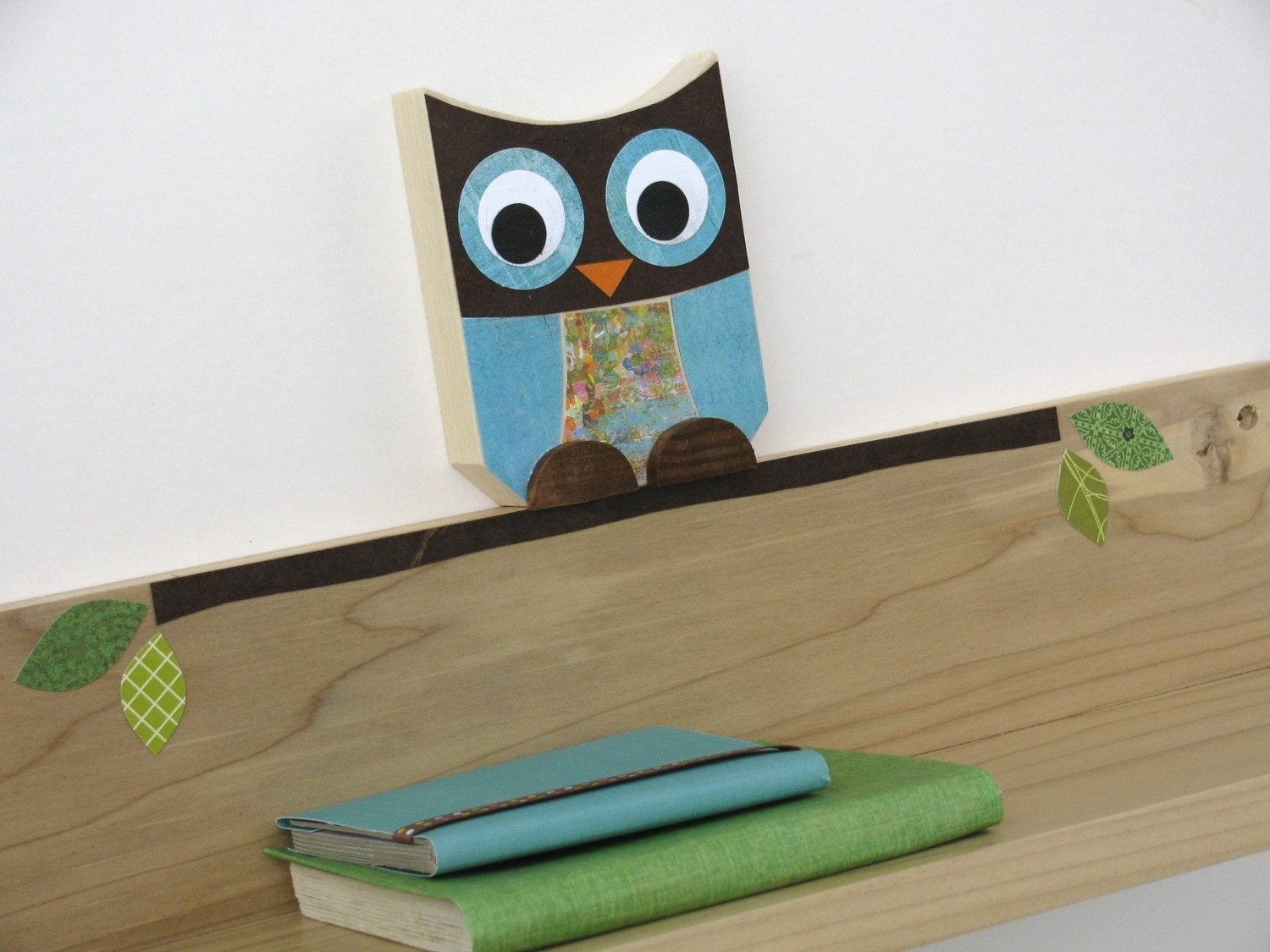 Hoot the Owl Shelf - eco-friendly - by Maple Shade Kids