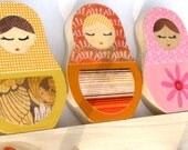 Matryoshka Peg Rack - eco-friendly by Maple Shade Kids