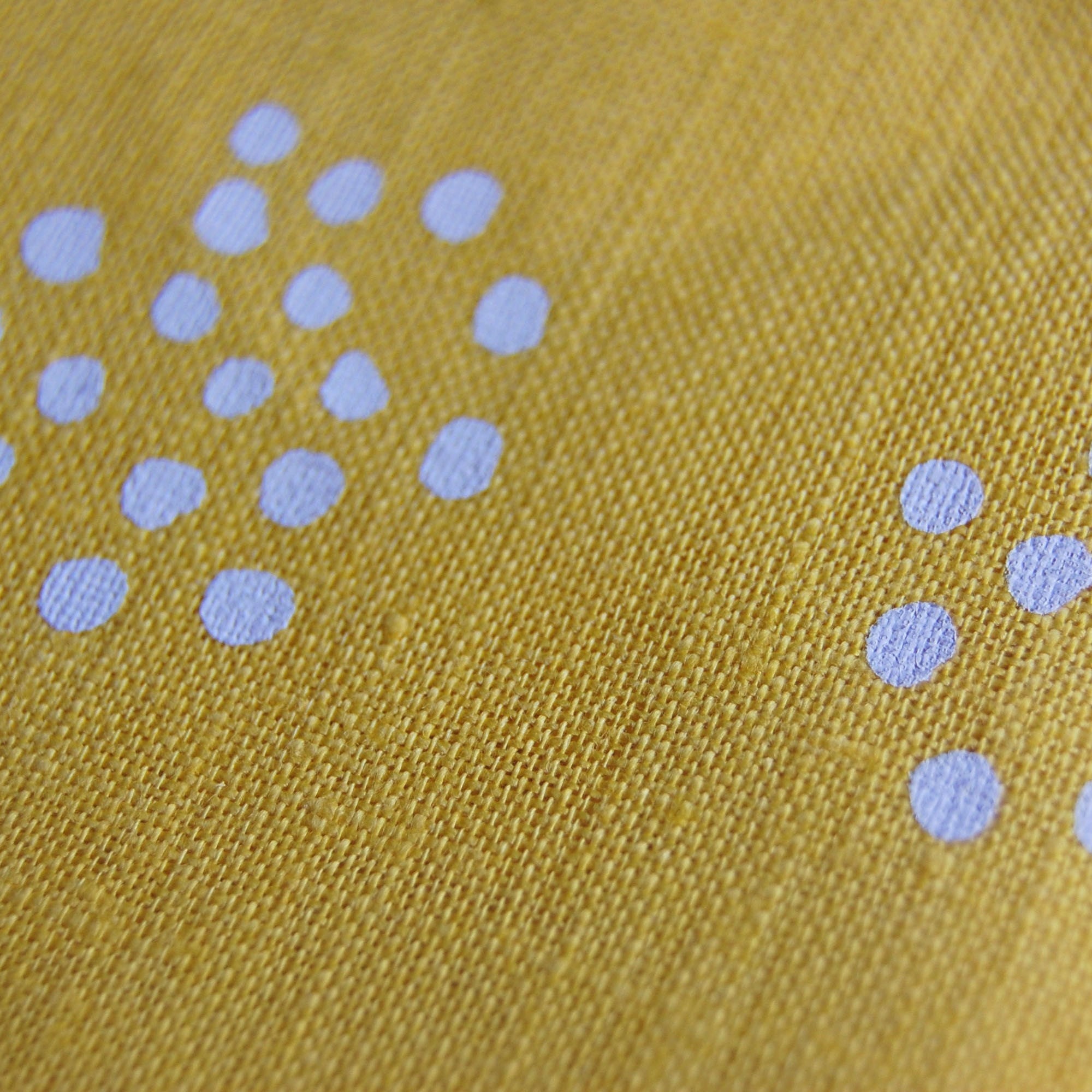 colander napkin pair - buttercup/cream