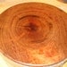 Mesquite Cutting Board Round with Forged Hoop