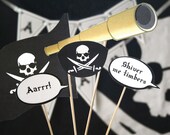 Pirate Printable PHOTOBOOTH PROPS - EDITABLE Text Instant Download Il_170x135
