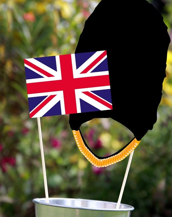 Will & Kate Royal Wedding Printable PHOTO BOOTH PROPS Customizable - download pdf Il_570xn