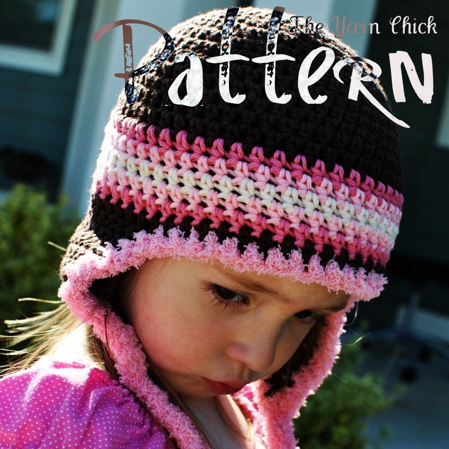PDF Crochet Pattern - Flappy Beanie